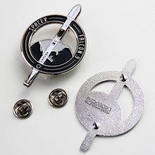 Load image into Gallery viewer, Falcon 9 Block 5 Metal Pin Badge
