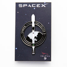 Load image into Gallery viewer, Falcon 9 Block 5 Metal Pin Badge
