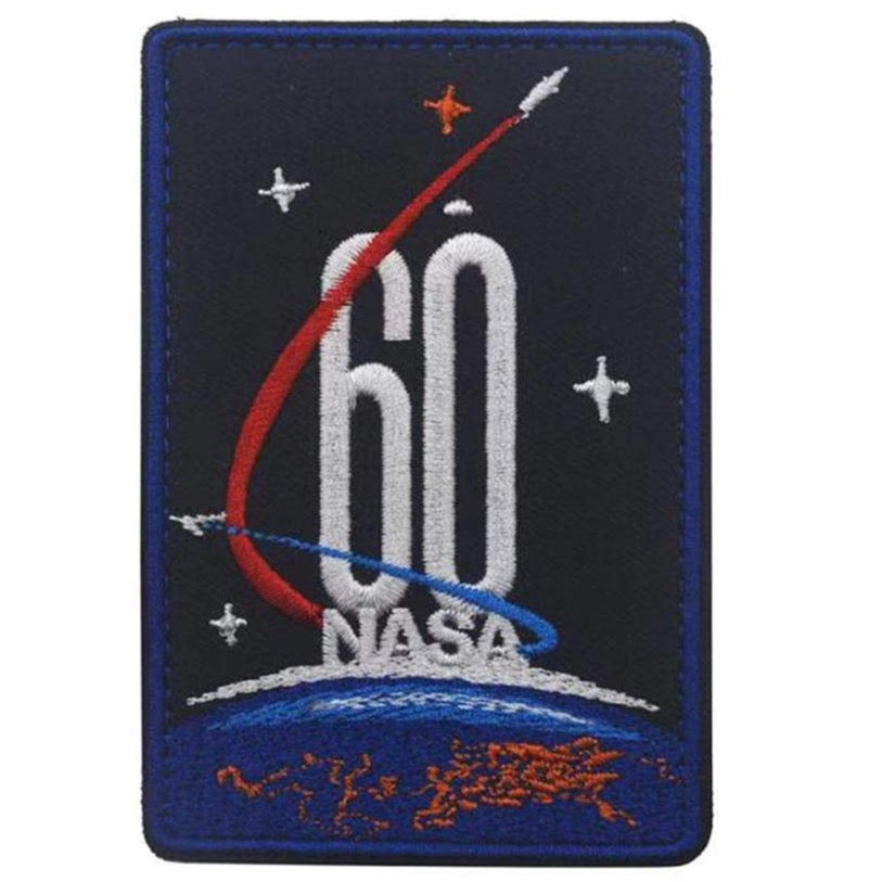 NASA 60th Anniversary Logo Embroidered Patch